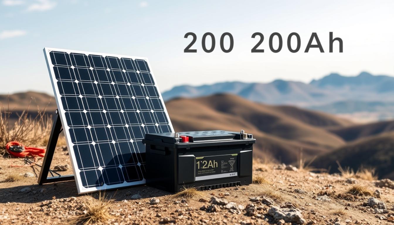 quel panneau solaire pour recharger batterie 12v 200ah