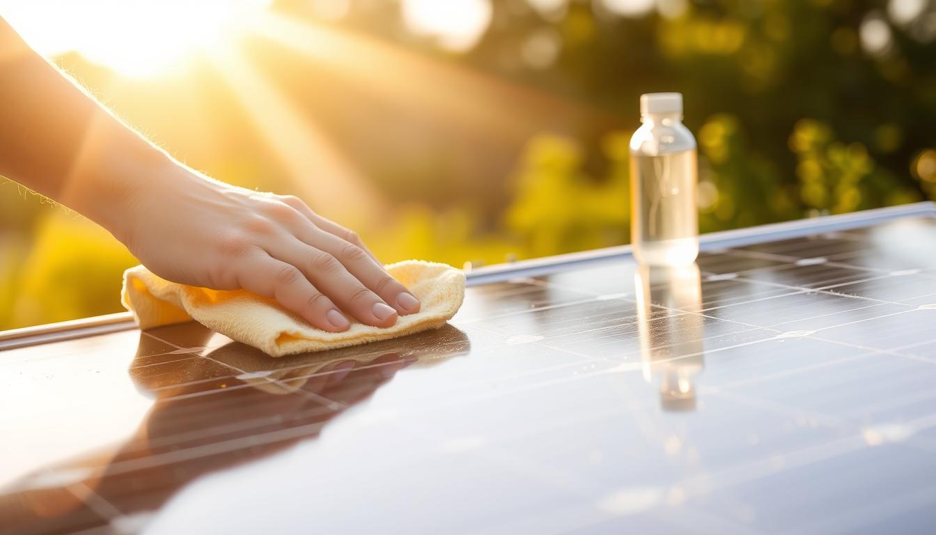 nettoyer panneau solaire vinaigre