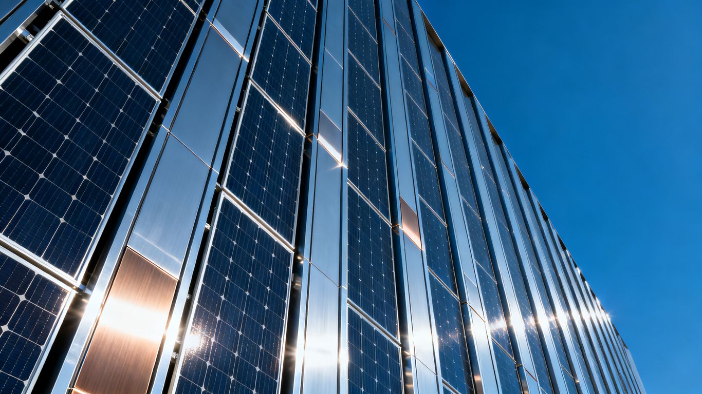 Panneau solaire sur mur vertical : fiche